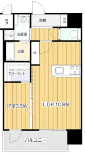 Alivis三国本町【2階】の間取り