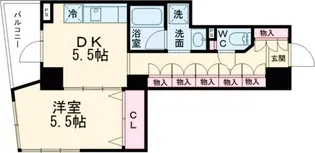 ZOOM大塚【8階】の間取り
