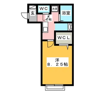 アルカサールII【1階】の間取り