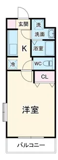 グレイス ベル【1階】の間取り