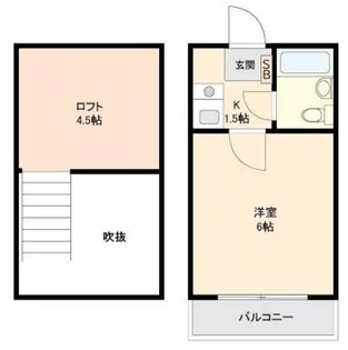 MAC′S富士見【2階】の間取り