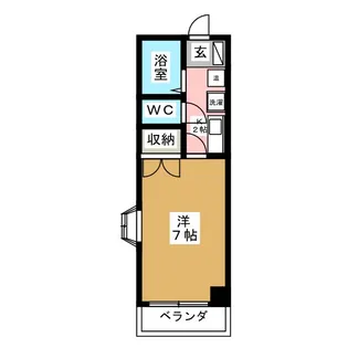 ドリームパレス北長野【4階】の間取り