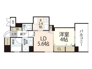 セントヒルズ幟町【2階】の間取り