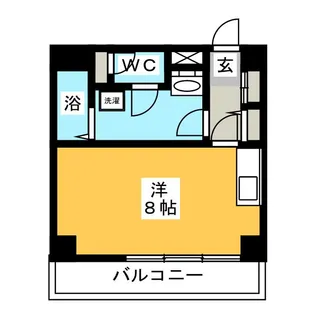 クリークビル【3階】の間取り