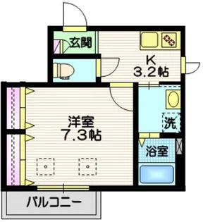 ハイツNYK【2階】の間取り