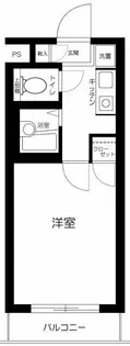 スカイコート高円寺第5【1階】の間取り