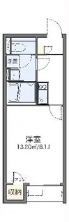 レオネクストラフィネあたご【2階】の間取り