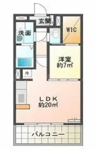 アムールソレオ【2階】の間取り