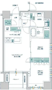 Brillia新川一丁目【5階】の間取り