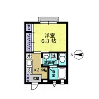 チェールアルコ【1階】の間取り