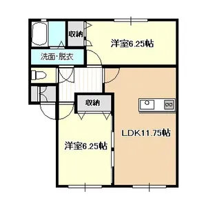 ミサワホームAP A棟【1階】の間取り
