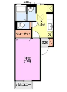 スターハイツ【1階】の間取り