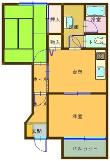 アビタシオンK【1階】の間取り
