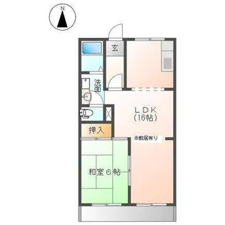 リバーサイド政和【2階】の間取り