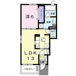 ルイ A【1階】の間取り