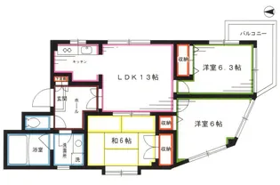 パークレジデンス【3階】の間取り