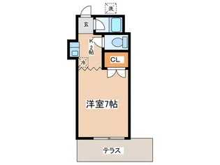 フレ-ルハイツの間取り