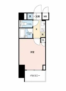 ルーブル大森町【7階】の間取り