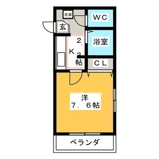 セードル千種【2階】の間取り