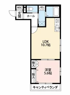 フェリーチェ・1【2階】の間取り