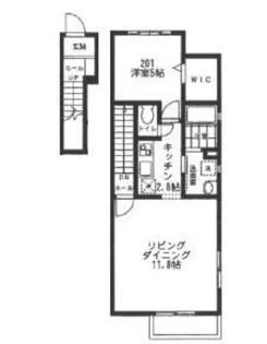 レガリア【2階】の間取り