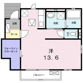 ベルセゾン【1階】の間取り
