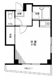 シャトレー千野【3階】の間取り