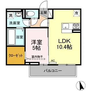 グランディ イグニスV【3階】の間取り