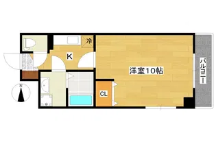 ジュネスシャトーA【5階】の間取り