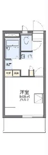 レオパレスSmile.k【2階】の間取り