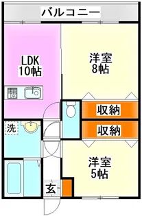 レークサイドエクセル【4階】の間取り