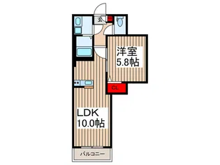 クレイル与野【2階】の間取り