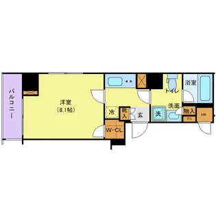 ALTERNA銀座【11階】の間取り