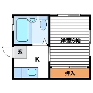 宮城県仙台市青葉区小田原4【アパート】の間取り