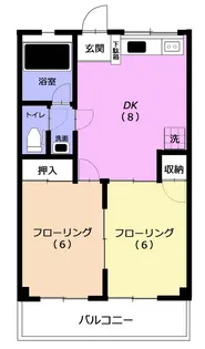 マンショングレイス【2階】の間取り