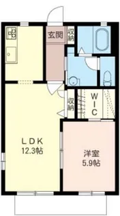 ブロード【1階】の間取り