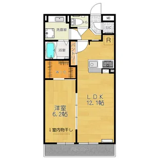 エスパース泉中央【3階】の間取り