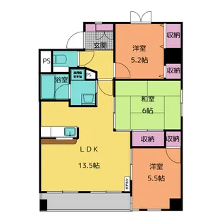 ノーヴァ・フレア II【1階】の間取り