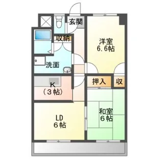 ELF(エルフ)【9階】の間取り