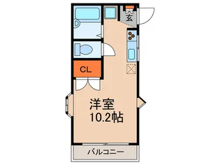 ハイツ水笠の間取り