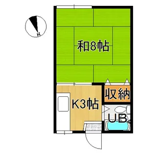 石川ハイツ【1階】の間取り