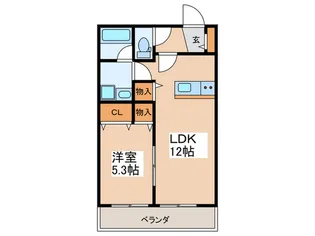 コーラルヒルズ野芥【2階】の間取り