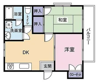 メゾンネモト【3階】の間取り