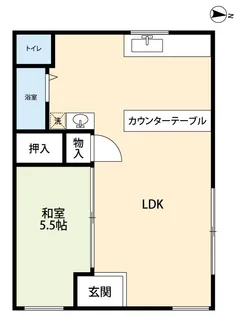 青葉CORPORATION【1階】の間取り