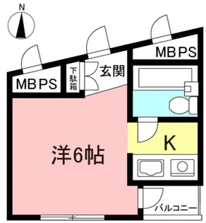 コーポラス駒岡【3階】の間取り