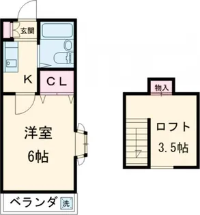 ボブハウス【2階】の間取り