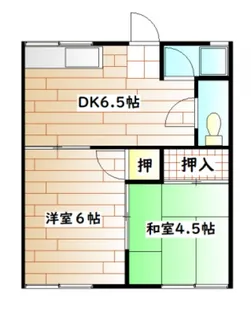 島田コーポ【2階】の間取り