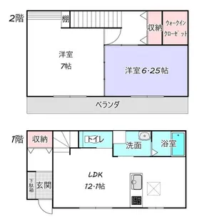 茨城県神栖市神栖3【一戸建】の間取り