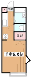 1Rの間取り画像