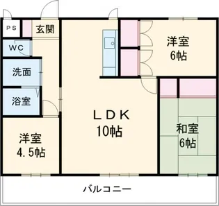 クララ・ファミリア【2階】の間取り